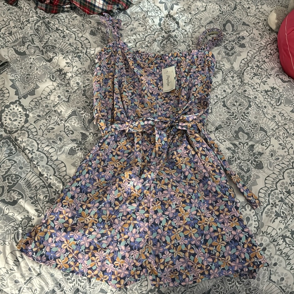 Floral print romper
